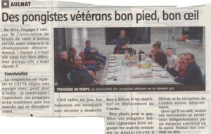 Le casse Coutre! 
Le Cendre accueille AULNAT