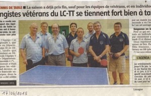 Les vétérans Mars 2015